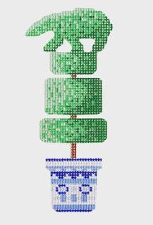 Topiary Polar Bear Ornament by Kirk and Bradley (thumbnail)