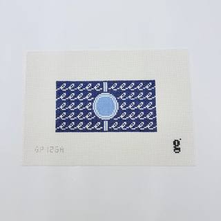 Squiggle Wave Pool Canvas by Goodpoint Needlepoint (thumbnail)