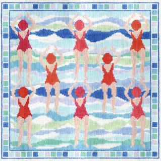 Swimmers by Doolittle Stitchery (thumbnail)