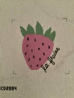 La Fraise Square Canvas by KCN Designers (thumbnail)