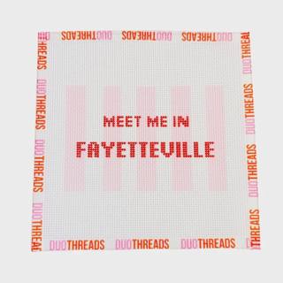 Meet Me In Fayeteville Canvas by Duo Threads (thumbnail)