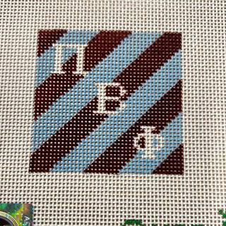 2E23 2" Stripe Square Pi Beta Phi PBP by Kangaroo Paw Designs (thumbnail)