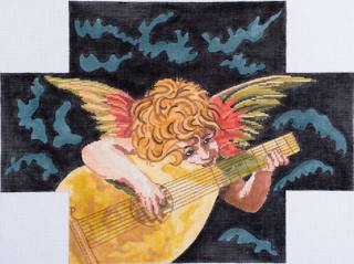 Barbara Russell Designs Florentine Angel Brick Needlepoint Canvas by Barbara Russell (thumbnail)