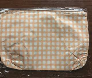 Medium Stash Bag Tangerine Picnic by Wipstitch Needleworks (thumbnail)