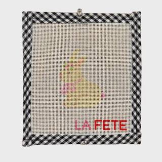 Floral Bunny by La Fete Needlepoint (thumbnail)