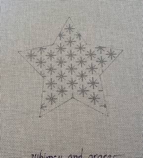 Whimsy & Grace wg12519 Lisa's Big Star - Silver by Whimsy and Grace (thumbnail)