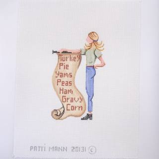 Thanksgiving Menu Girl by Patti Mann (thumbnail)