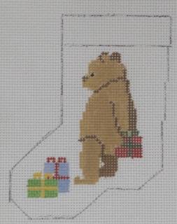 pooh mini sock by Winnetka Stitchery (thumbnail)