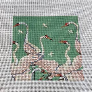 Herons on Green by Rachel Barri Designs (thumbnail)