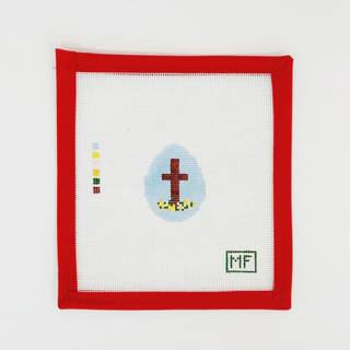 Cross w Flowers Easter Egg Mini by Meg Francez (thumbnail)
