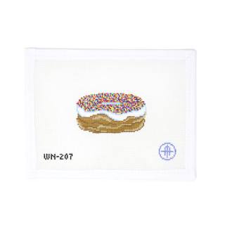 It's Sprinkles - Vanilla Donut by Wheelhaus Needlepoint (thumbnail)