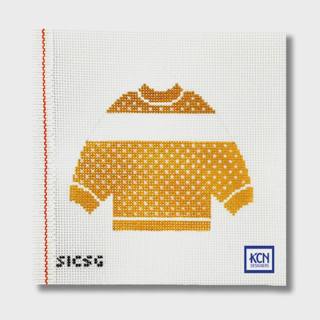 Blank Sweater - Gold Canvas by KCN Designers (thumbnail)