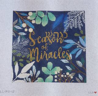 Season of Miracles Botanical Pillow by Laura Love Designs (thumbnail)