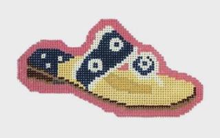Summer Sandal Navy by Pip & Roo Needleworks (thumbnail)