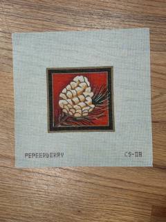 Pepperberry CS08 Christmas Coaster Pine Cone by Pepperberry Designs (thumbnail)