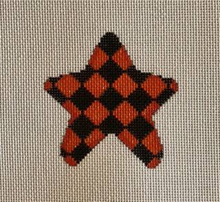 orange harlequin mini star by Associated Talents (thumbnail)
