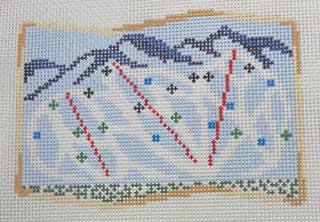 Ski Trail Map by Fire and Iris Designs (thumbnail)