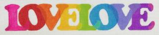 M-Ss262 LOVELOVE by Kate Dickerson Needlepoint Collections (thumbnail)
