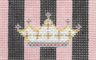 Crown Insert - Pink and Black by Kangaroo Paw Designs (thumbnail)