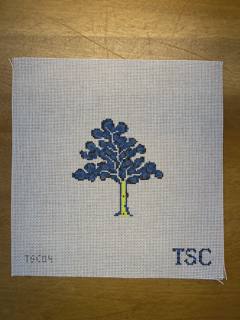 The Sheffield Collection · Blue Willow Deconstructed- Apple tree by The Gingham Stitchery (thumbnail)