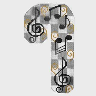Music Candy Cane by Danji Designs (thumbnail)