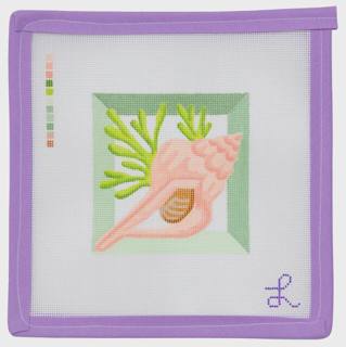 Horse Conch Shell Shadow Box Coaster by Lycette Designs (thumbnail)