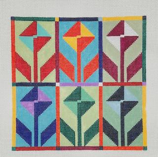 Tulip Quilt by Cabell Stitchery (thumbnail)