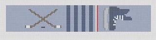 Frances Mary Hockey Key Fob by Frances Mary Needlepoint (thumbnail)