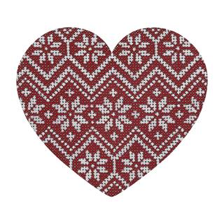 Nordic Snowflake Zigzag Pattern Heart by Pepperberry Designs (thumbnail)