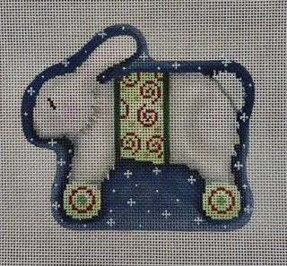 white bunny wheels ornament by Associated Talents (thumbnail)