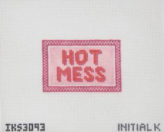 Hot Mess Bag Tag by Initial K Studio (thumbnail)