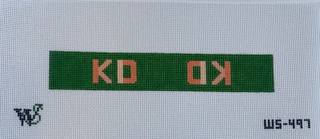 Kappa Delta Key Fob Canvas by Wipstitch Needleworks (thumbnail)