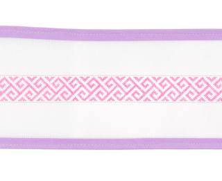 Pink Greek Key Belt by Lycette Designs (thumbnail)