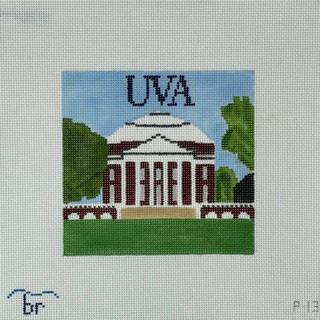 UVA Rotunda - Square by Blue Ridge Stitchery (thumbnail)
