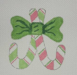 Little Bits Pink Candy Cane by Patricia Sone (thumbnail)