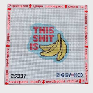 Bananas Needlepoint Canvas by KCN Designers (thumbnail)