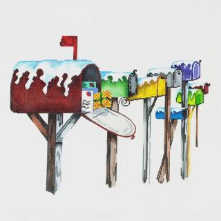Mailboxes in a Row by Patti Mann (thumbnail)