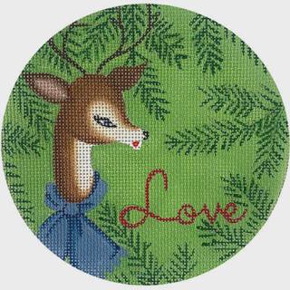 Love Reindeer Ornament by Love You More (thumbnail)