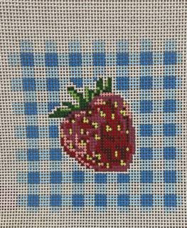 Strawberry on Gingham by KCN Designers (thumbnail)