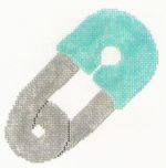 KCN Designers Diaper Pin Starter Needlepoint Canvas by KCN Designers (thumbnail)