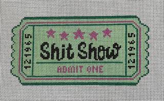 Shit Show Admit One Ticket by NDLPT Designs (thumbnail)