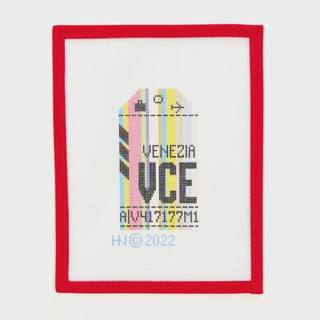 Venice Travel Tag by Hedgehog Needlepoint (thumbnail)