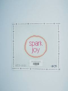 Spark Joy Round Canvas by KCN Designers (thumbnail)