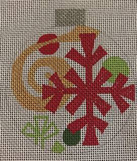 Red Snowflake Ornament by Raymond Crawford (thumbnail)