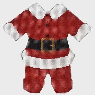 Santa Suit Ornament by Walker Street Designs (thumbnail)