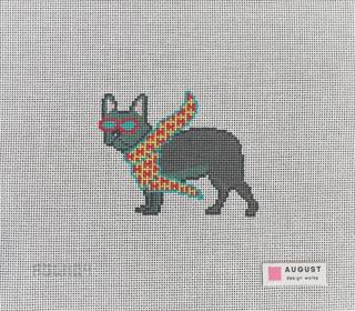 Bougie French Bulldog Canvas by August Design Works (thumbnail)