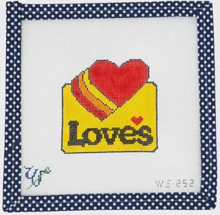 Love's Truck Stop Canvas by Wipstitch Needleworks (thumbnail)