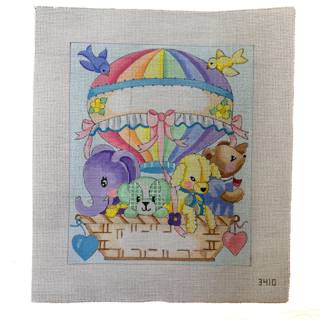 Hot Air Balloon Birth Announcement by Alice Peterson (thumbnail)