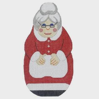 Mrs. Claus Ornament - Full Body by Silver Needle (thumbnail)
