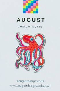 Octopus Needle Minder by August Design Works (thumbnail)